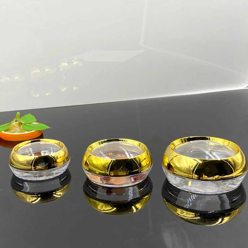 Travel Accessories Bottles - Capsule Bottles Gold Cap Silver Split