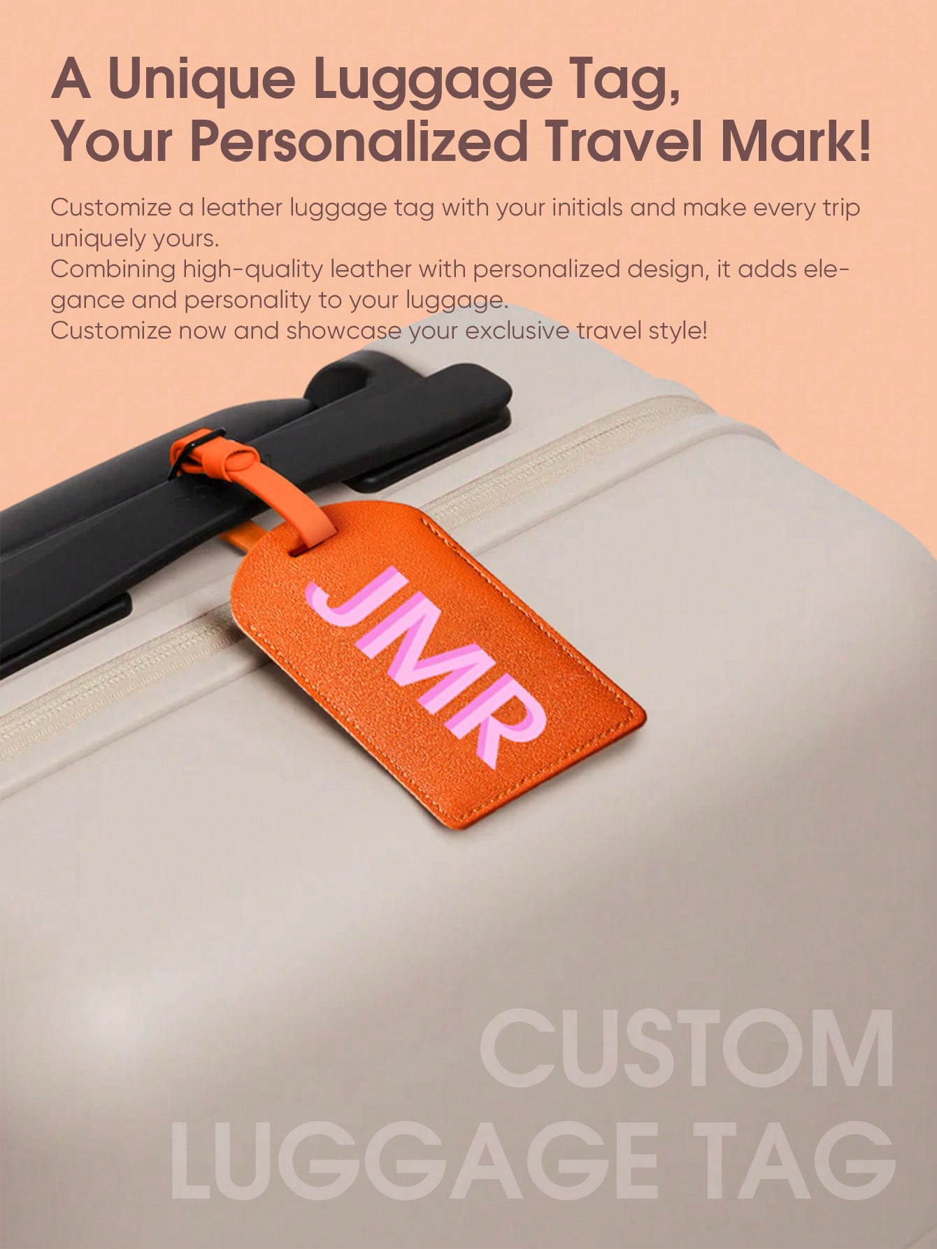 Personalized Initial Luggage T - огляд і ціна Travel Accessories Logo