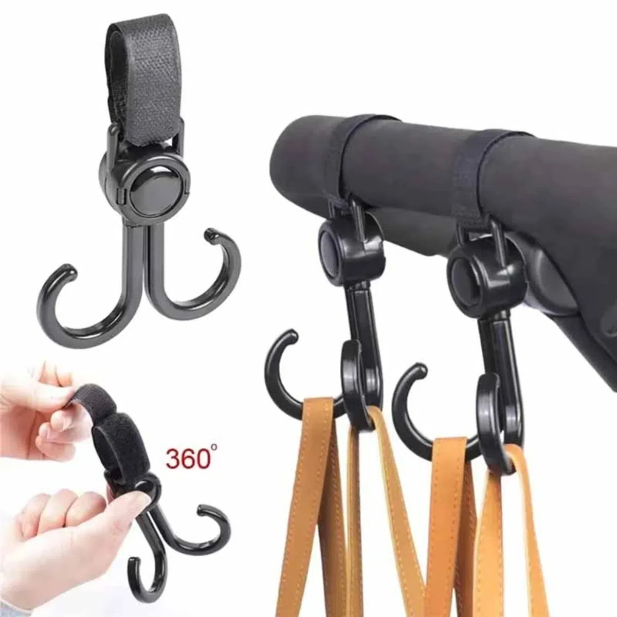 Rotatable Double Hooks Baby St - огляд і ціна Travel Accessories With Baby
