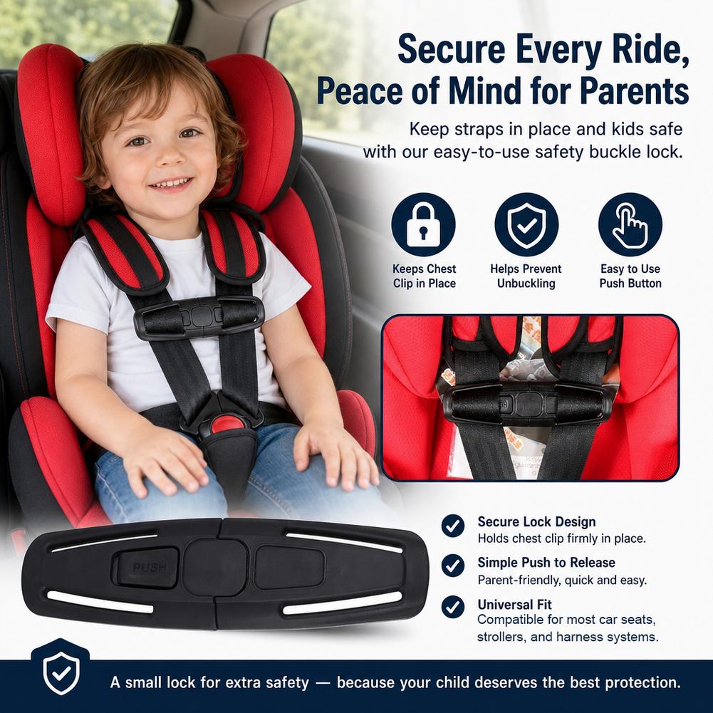 Car Child Safety Seat Strap Cl - огляд і ціна Travel Accessories With Baby