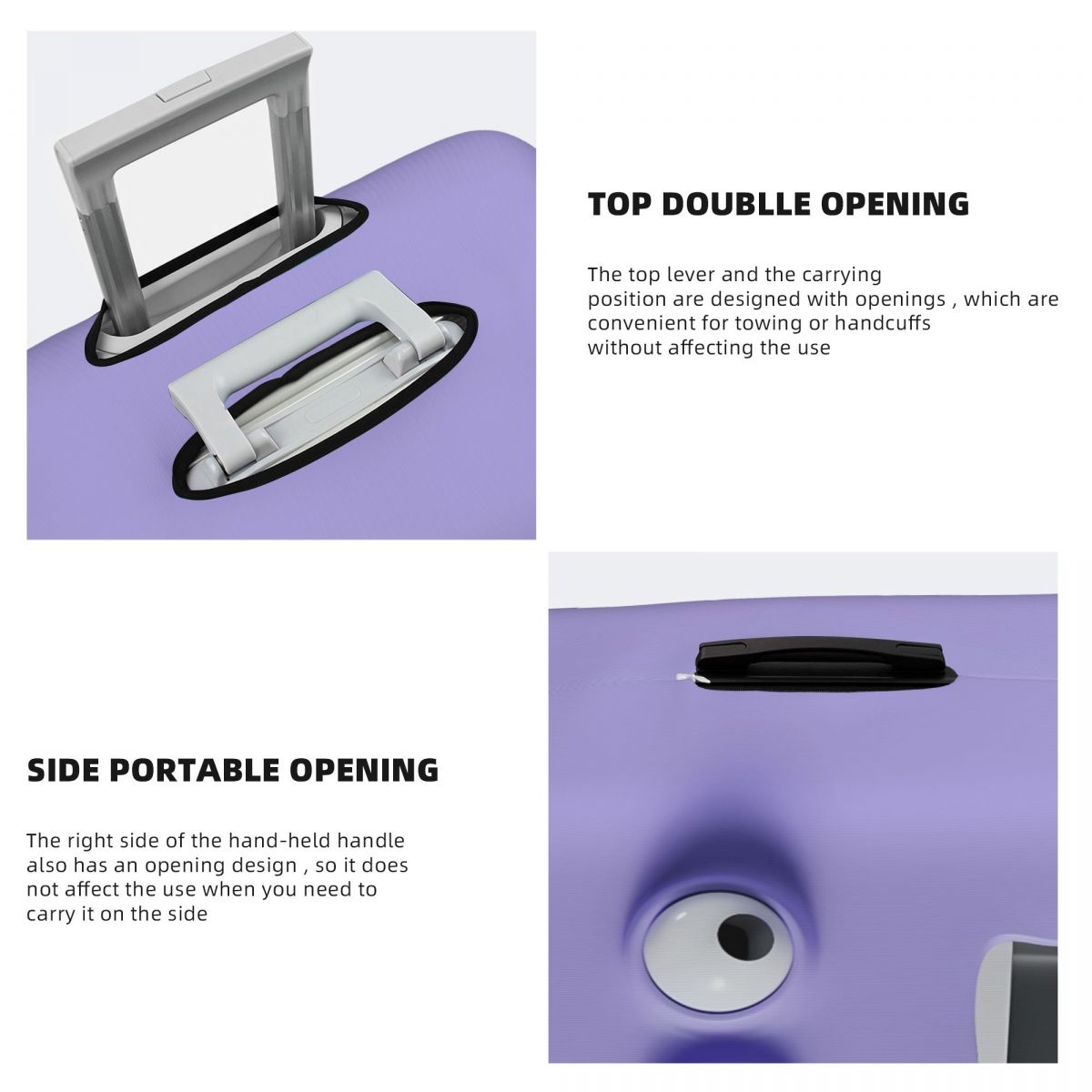 Funny Expression Printed Suitc - огляд і ціна Travel Accessories To 3D Print