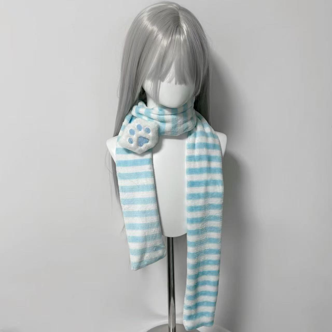 Kawaii Kniied Scarf Cat Paw De - огляд і ціна Travel Accessories Aesthetic