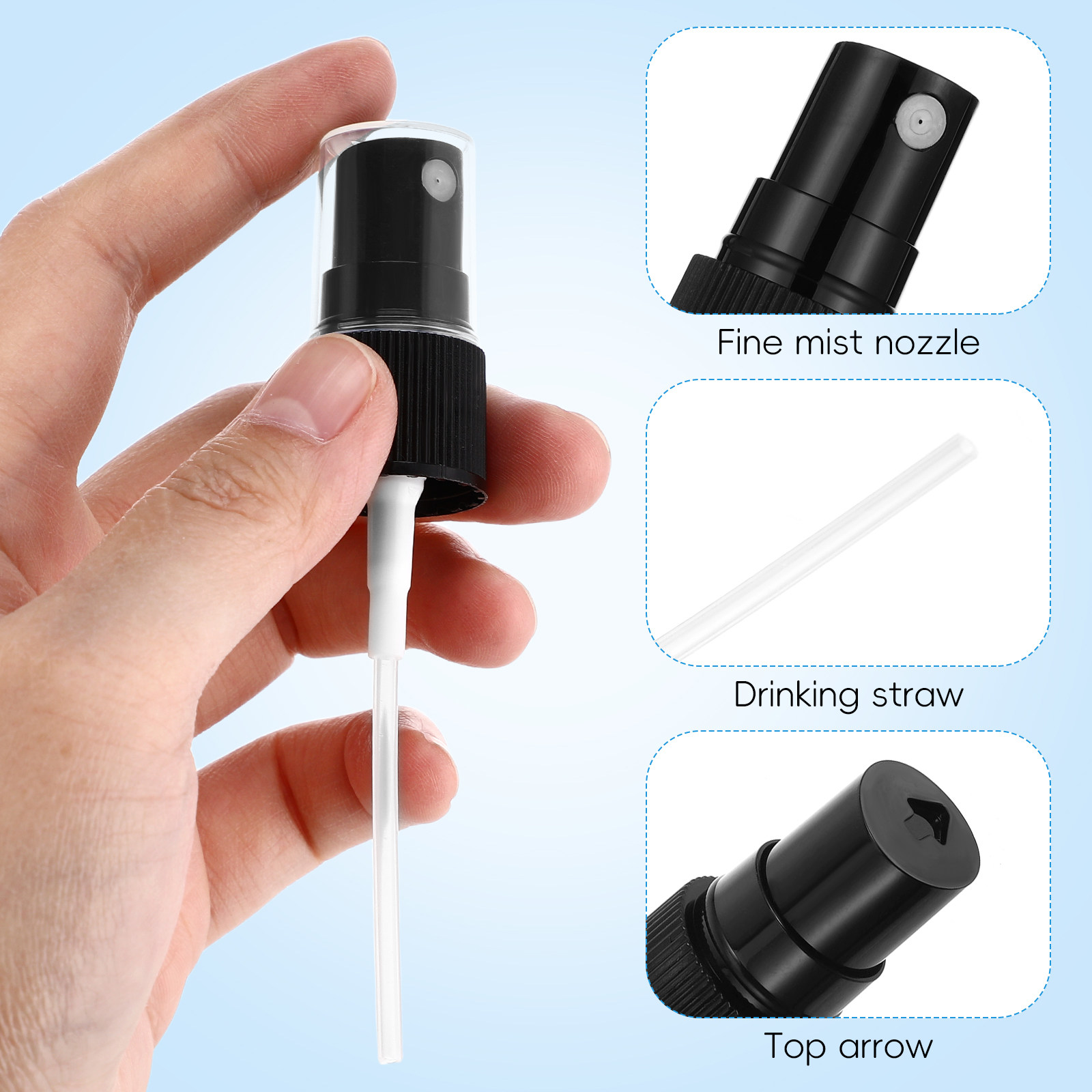 20Pcs Perfume Spray Nozzle Acc - огляд і ціна Travel Accessories Bottles