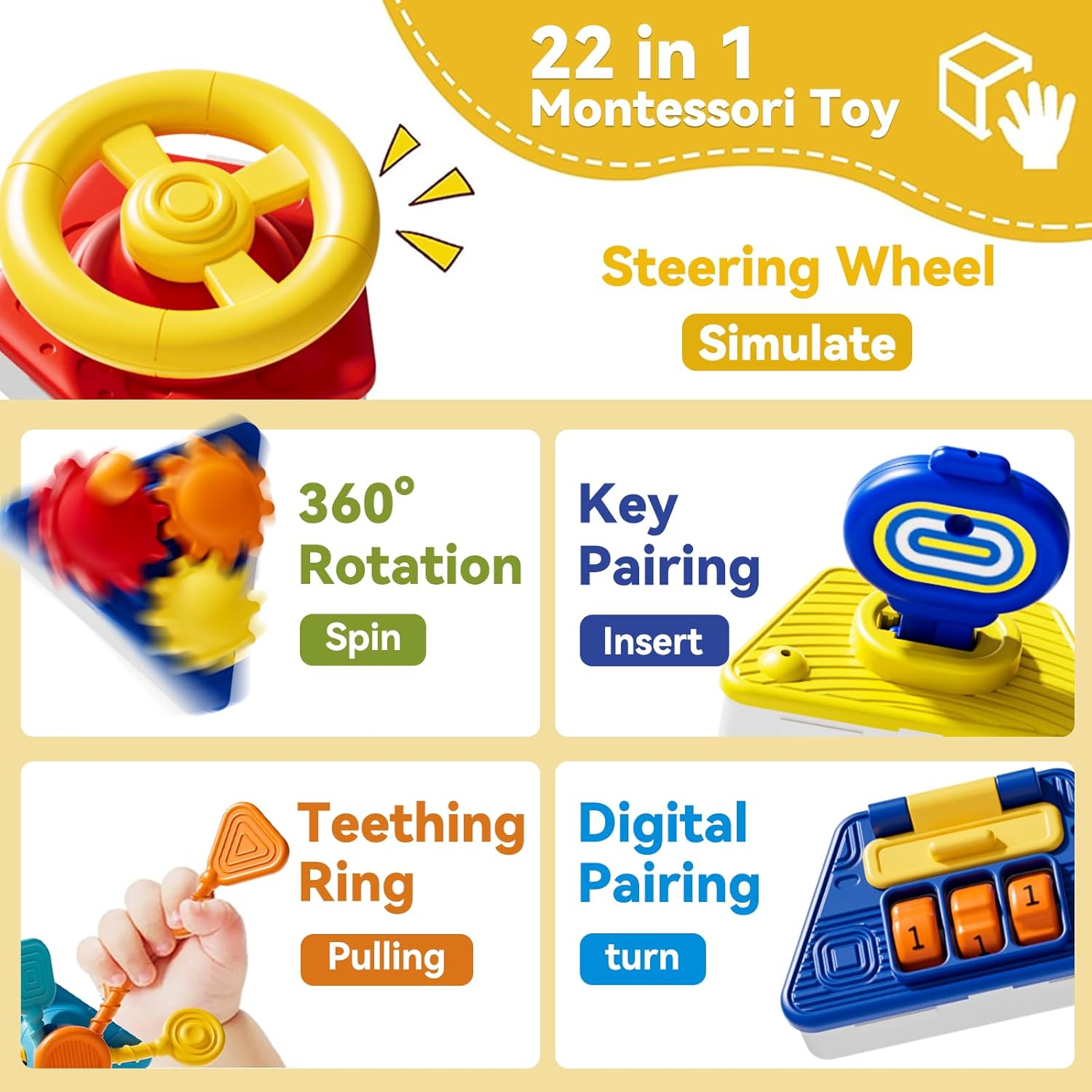 Baby Busy Board Activity Cube  - огляд і ціна Travel Accessories With Baby
