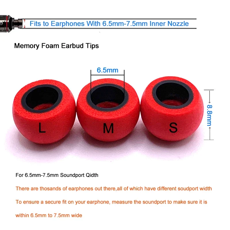 10Pair Memory Foam Tips Earplu - огляд і ціна Earplug Set Foam