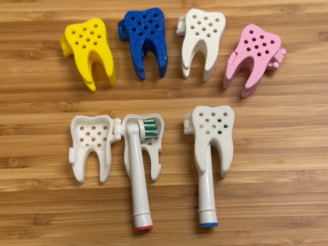 3D Printed Cute Tooth Shaped P - огляд і ціна Travel Accessories To 3D Print