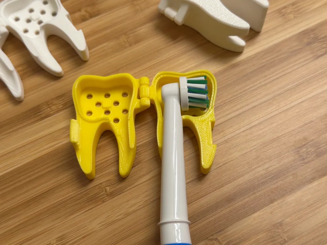 3D Printed Cute Tooth Shaped P - огляд і ціна Travel Accessories To 3D Print