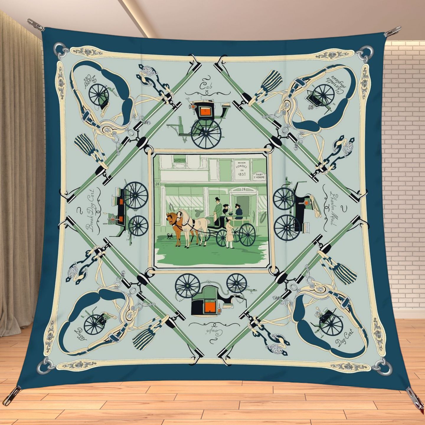 90cm Twill Silk Like Square Sc - огляд і ціна Travel Accessories Aesthetic