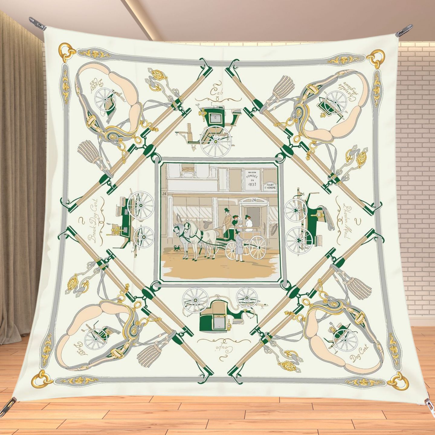 90cm Twill Silk Like Square Sc - огляд і ціна Travel Accessories Aesthetic