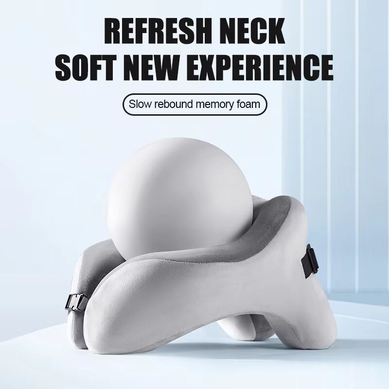 Memory Foam U‑Shape Neck Pillo - огляд і ціна Travel Pillow Inflatable