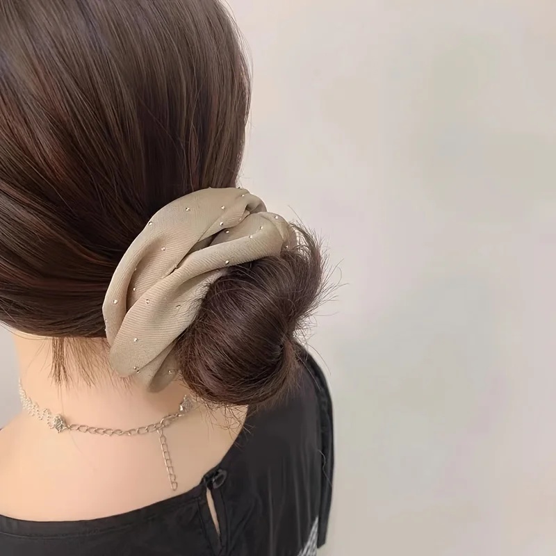 1/3PCS Satin Scrunchies With R - огляд і ціна Travel Accessories Aesthetic