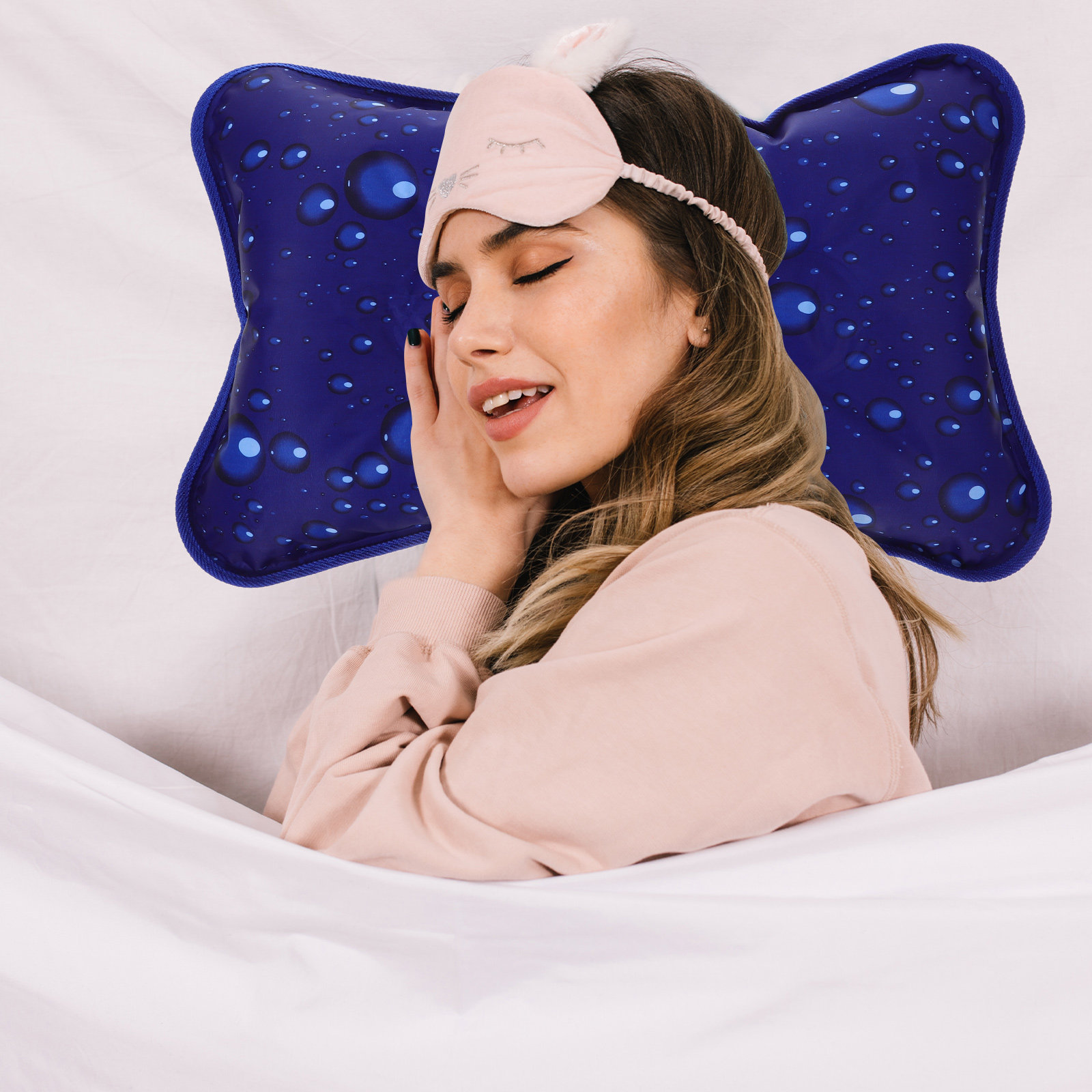 Water Fillable Cooling Pillow  - огляд і ціна Travel Pillow Inflatable