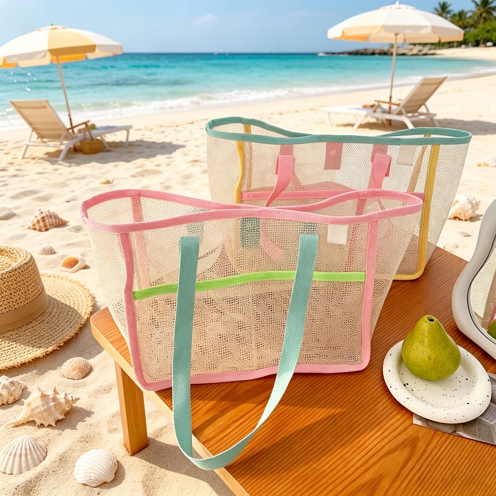 Beach Bags for Women Colorful  - огляд і ціна Travel Access