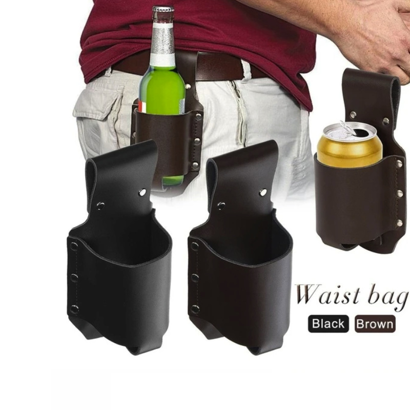 1pc Classic PU Leather Bottle  - огляд і ціна Travel Accessories Bottles