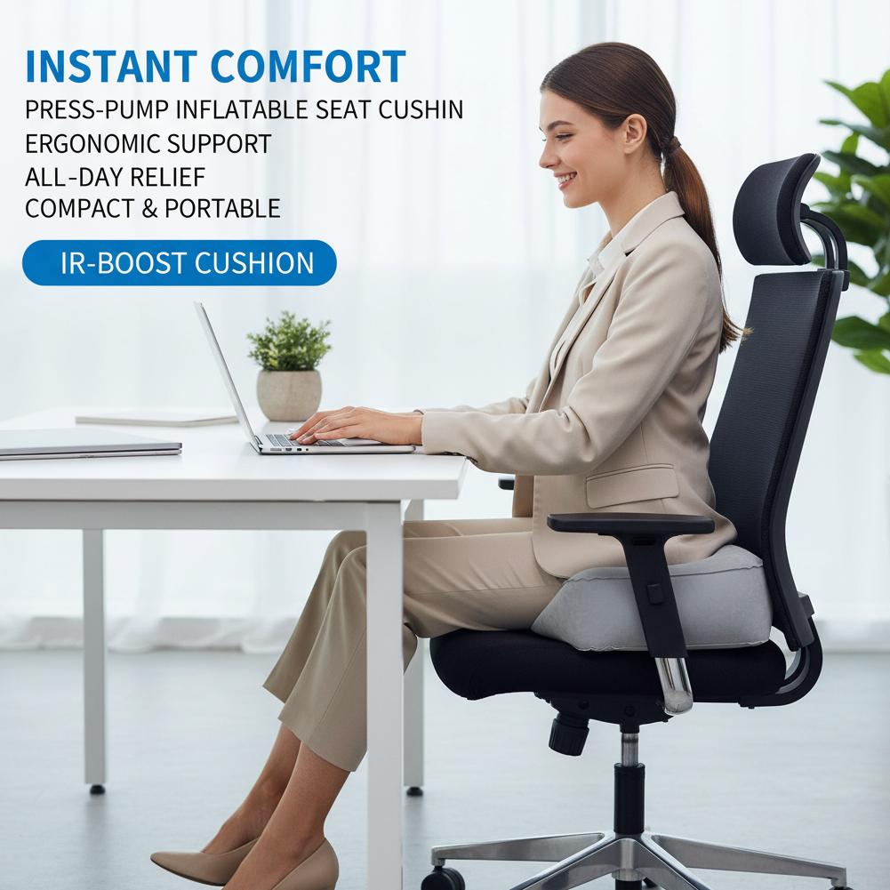 Press-Type Inflatable Cushion  - огляд і ціна Travel Pillow Inflatable