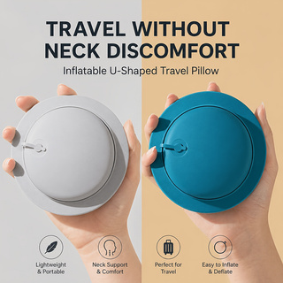 SPDJUMPER Inflatable Travel Ne - огляд і ціна Travel Pillow Inflatable