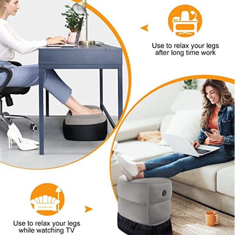 Inflatable Foot Rest For Air T - огляд і ціна Travel Pillow Inflatable