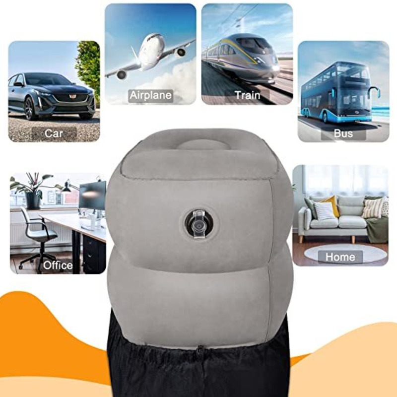Inflatable Foot Rest For Air T - огляд і ціна Travel Pillow Inflatable