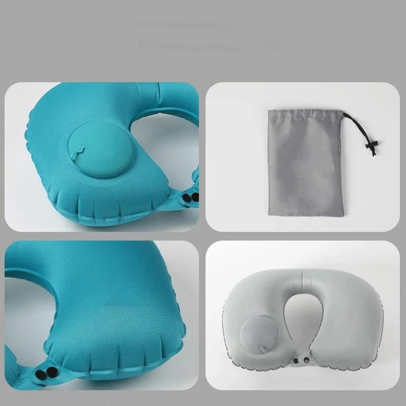 Flocking Inflatable Portable N - огляд і ціна Travel Pillow Inflatable